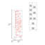 Delta Storage Cabinet, Bathroom, White
