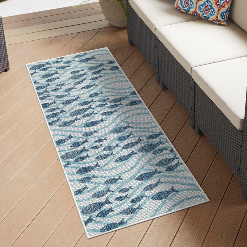 Tapis intérieur / extérieur d'extérieur Coastal, Tapis de couloir 2 pi x 8 pi