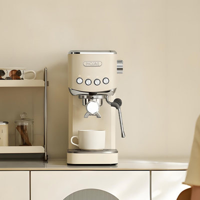 Semi-Automatic Espresso All-in-One Coffee Maker, Hot & Cold Extraction with Milk Frothing