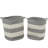 Rosecliff Heights Fabric Decorative Basket