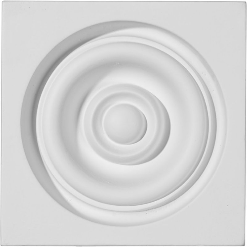 Reece 4 1/4"H x 4 1/4"W x 1 5/8"D Plinth Block
