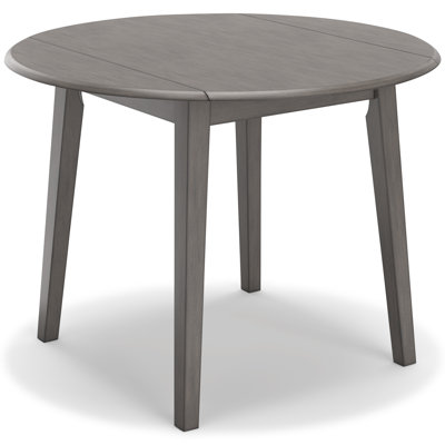 Extendable Round Solid Wood Base Dining Table