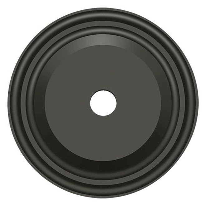 Metal Knob Backplate, Oil-Rubber Bronze