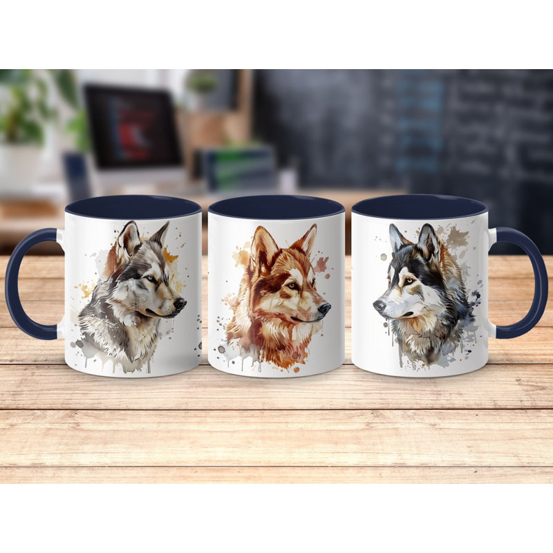 Mug, 3, Navy