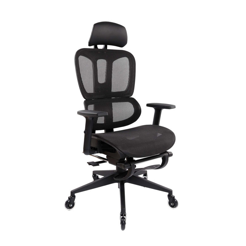 Fauteuil de jeu en filet Sport AIRFLEX2.0, Noir, Noir