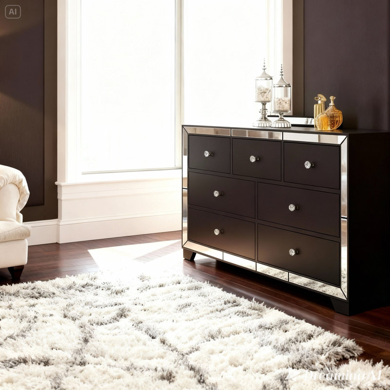 Fazeley 7 - Drawer Dresser, Black