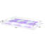 Hibiscus Acrylic Rectangle Decorative Tray-1426889317-1426889309