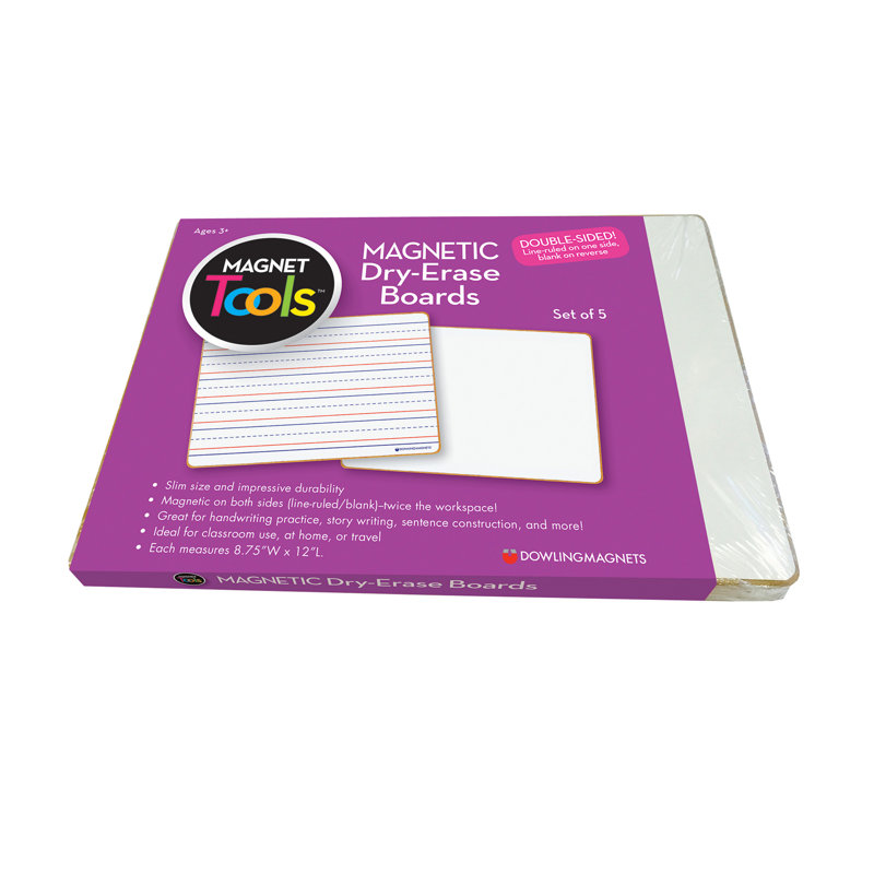 Magnetic Dry-Erase Lined & Blank Board