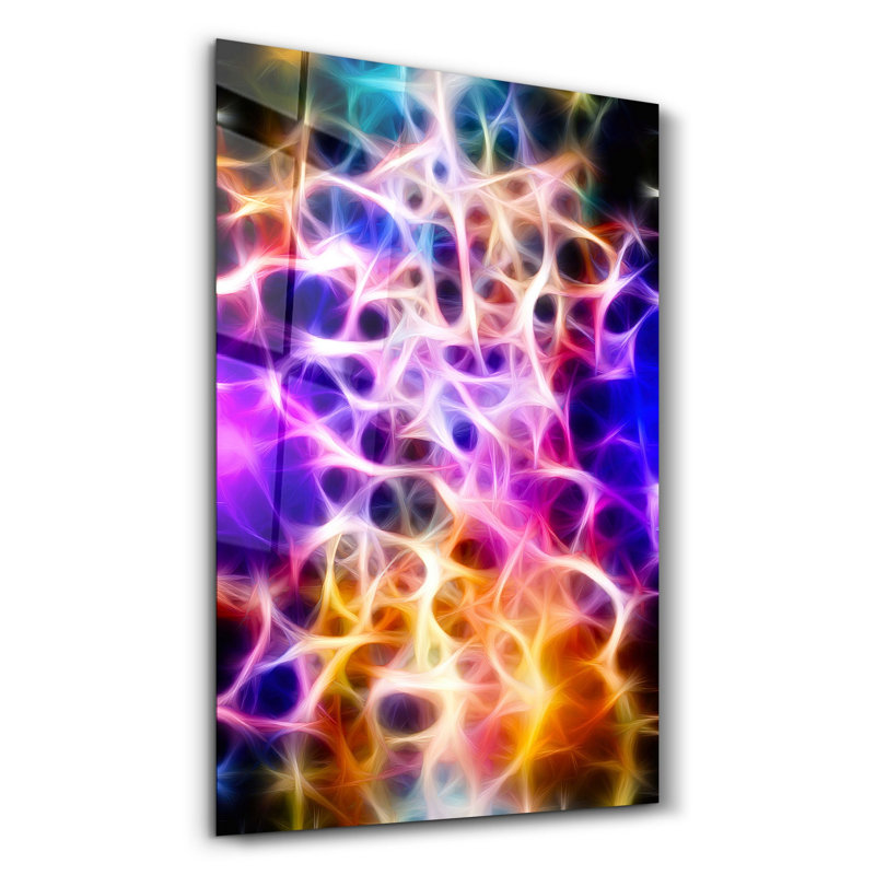 Peinture décorative en verre trempé