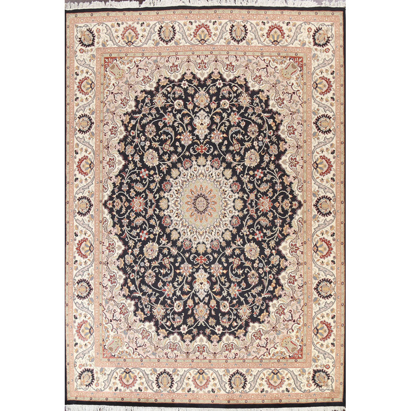 One-of-a-Kind 8'2" X 10'5" Wool Area Rug in Black