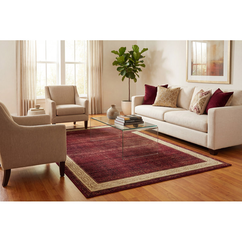 Tapis rouge Mishawaka, Rectangle 5 pi 3 po x 7 pi 7 po