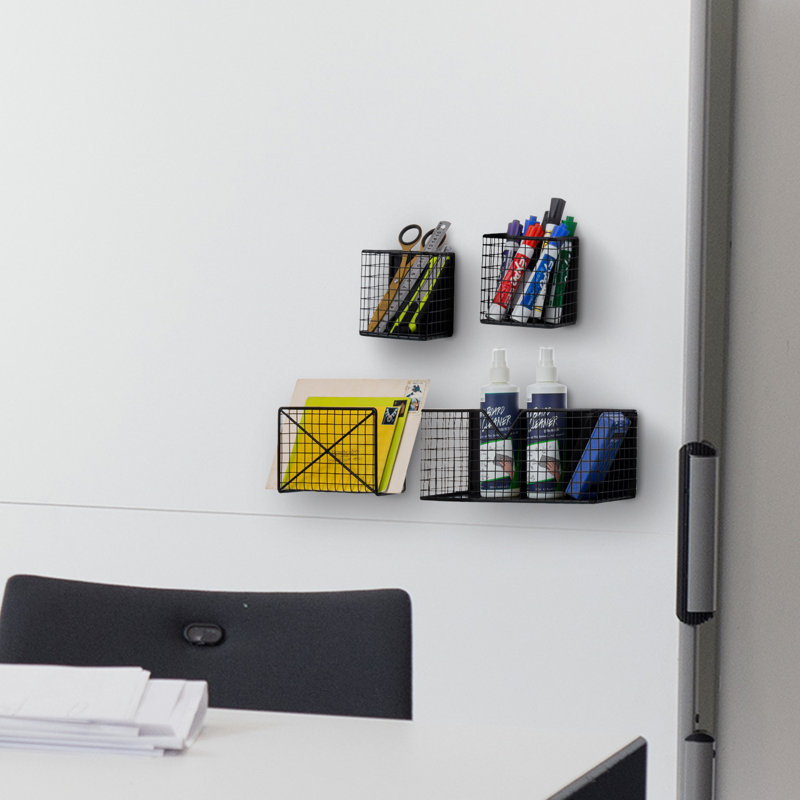 4-Piece Metal Desk Organizer Set