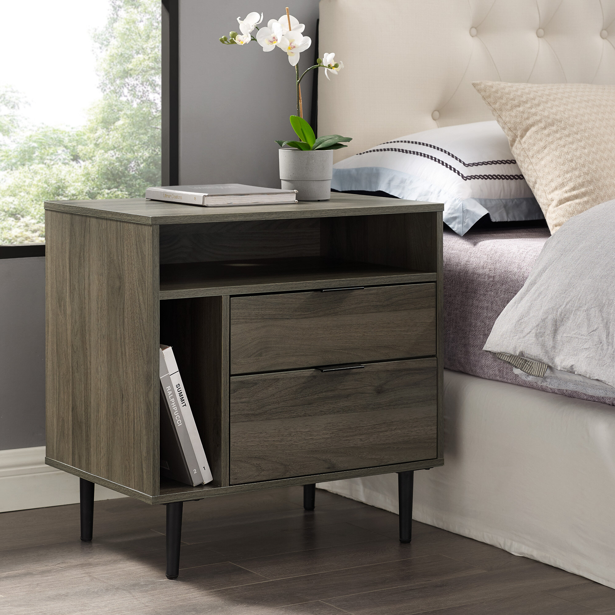 Mercury Row Ridlon Side Table with Storage & Reviews | Wayfair.co.uk