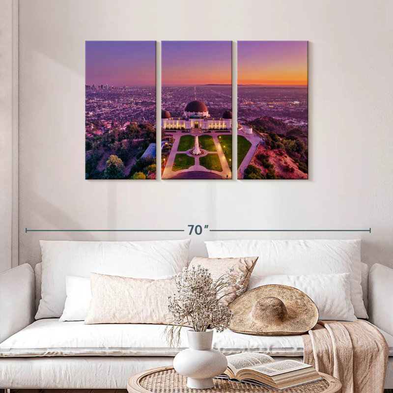 Sireci Griffith Observatory, 28" H x 45" W