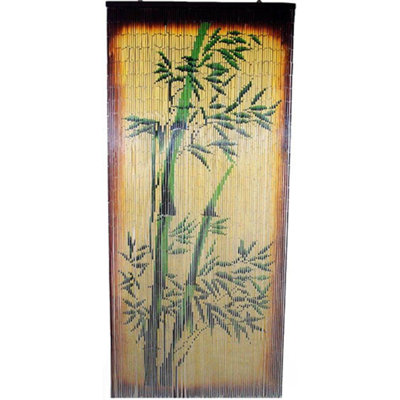 Bamboo Sheer Curtain Single Panel