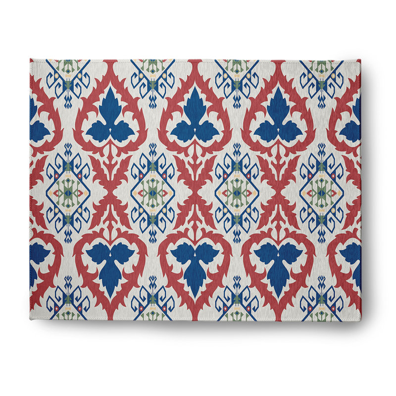 Chenille Ikat Indoor Rug, Rectangle 8' x 10'