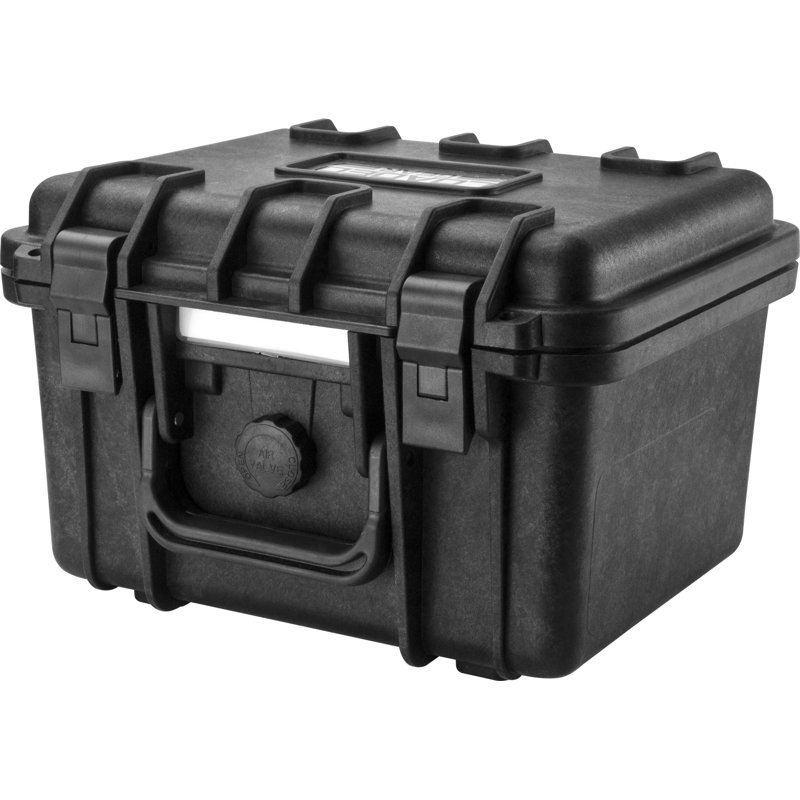 Matte Black Waterproof Crushproof Hard Case with Foam Inserts