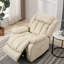 Power Lift Recliner Chair Dual Motor, Electric Leather Recliner for Elderly with Heat and Massage-256013573