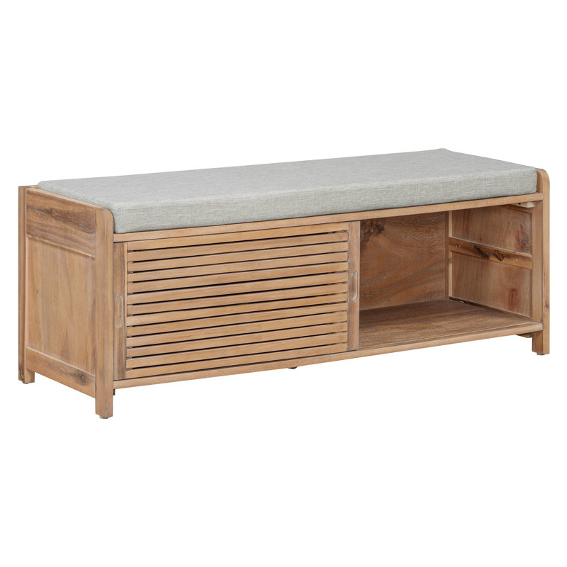 Banc de rangement Toza, Blanchies