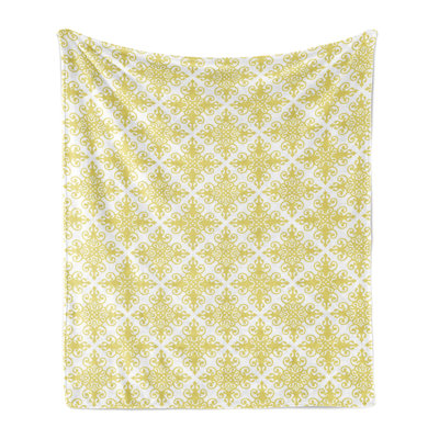 Ambesonne Fleece Throw Blanket Folk Celtic