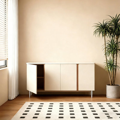 Modern minimalist light luxury sideboard