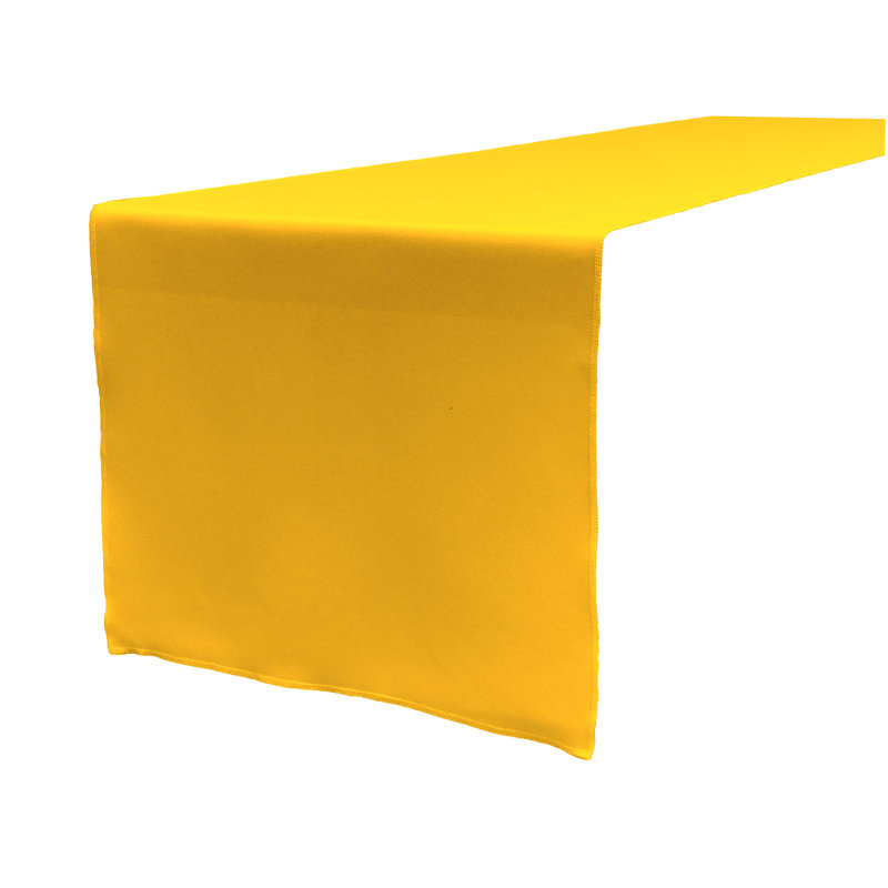 Chemin de table de couleur unie Fisher, Jaune foncé
