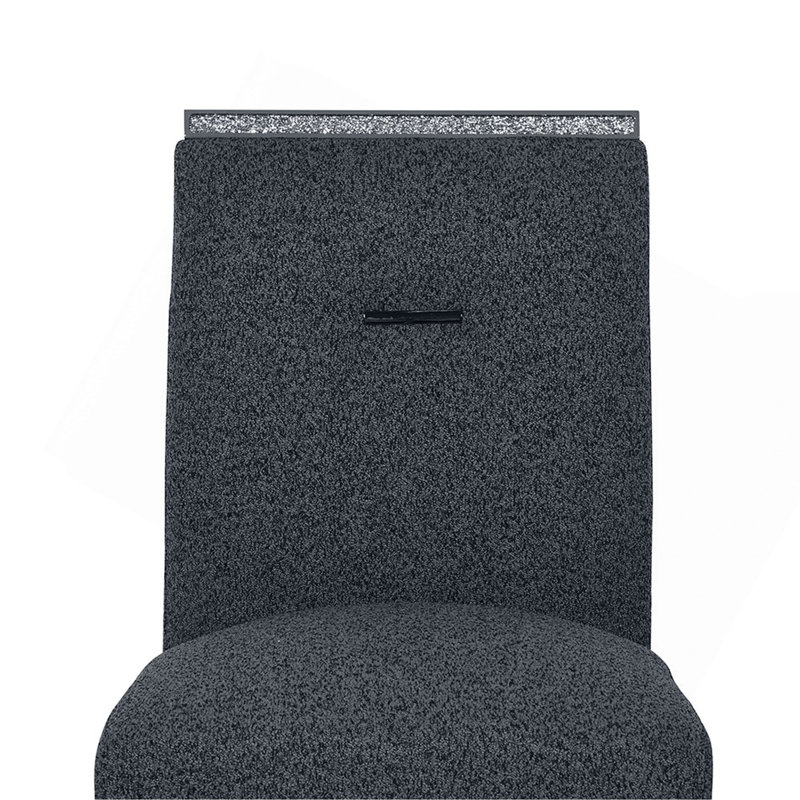 TABOURETS DE BAR ARIYA GRIS FONCÉ 2PK