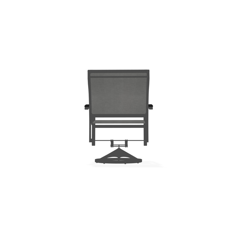 Bazza Outdoor Dining Chair, Graphite, Alloy Sunbrella®