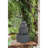 19.7X19.7X41.7" Gray Cement 4 Tier Block Water Fountain Outdoor