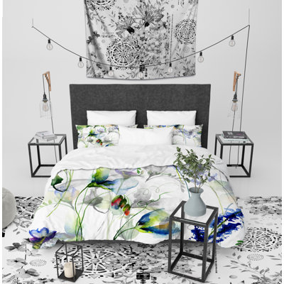 Sweet Flowers Polyester Comforter