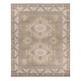 Jaipur Living Famille APL01 Handknotted Medallion Tan Area Rug (8'x10')