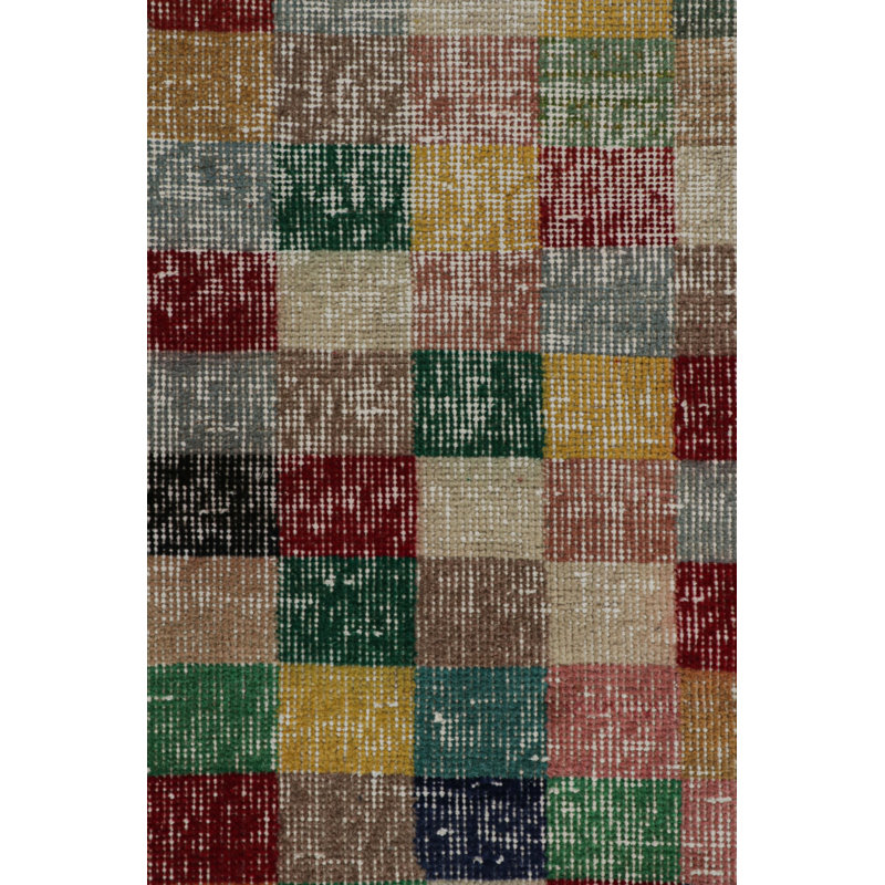 Wool Plaid Area Rug