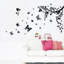 Butterfly Vine Art Floral Wall Sticker-1878659941