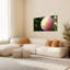 Ensemble de 1 tableau sur toile tendue avec fleur de dahlia rose-1511511979