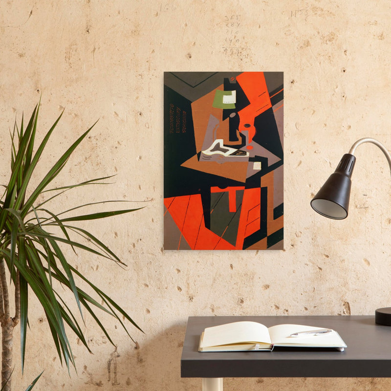 Composition abstraite contemporaine, impression murale, 24" H x 16" W