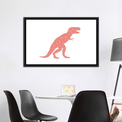 " Geometric Dino T-Rex " Print
