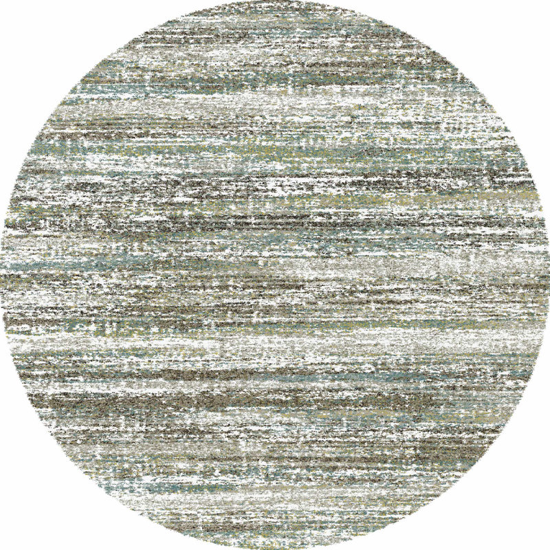 Anouk Grey Rug, Round 120cm
