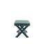Repose-pieds en velours Abigail Mid-Century-628974176