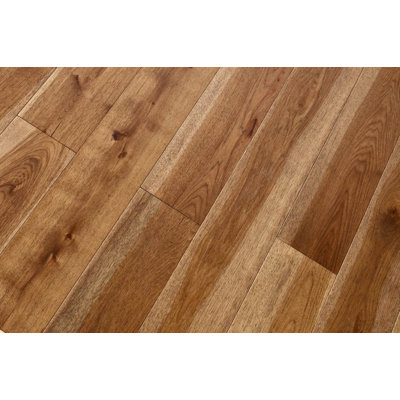 Plancher de bois franc d'ingénierie Hickory de 5/8 po x 7 1/2 po Craftsman