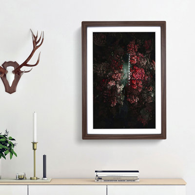 Driving Through the Forest in Abstract - Picture Frame Graphic Art Print