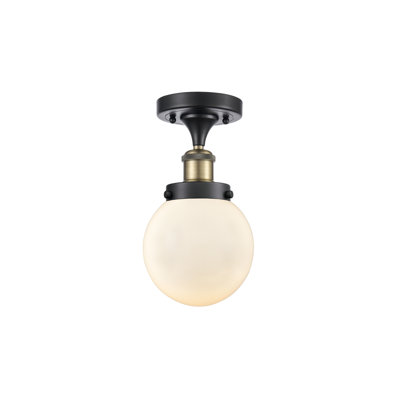 Plafonnier semi-encastré 6 lumières Georffrey