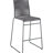 Of 2 Metal Bar Chairs With Charcoal Woven Rope, Rustic Charm For Dining Rope - Base, Piece Modern Room
