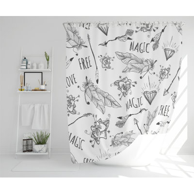 Granbury Polyester Shower Curtain Set