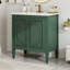 Meuble-lavabo de style rétro 30 po avec lavabo, deux portes, charnières à fermeture douce et beaucoup d'espace de rangement-1452756198-1452756197