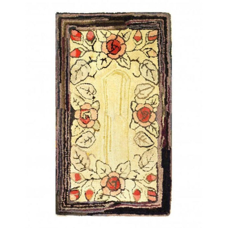 Meinir Oriental Area Rug in Beige