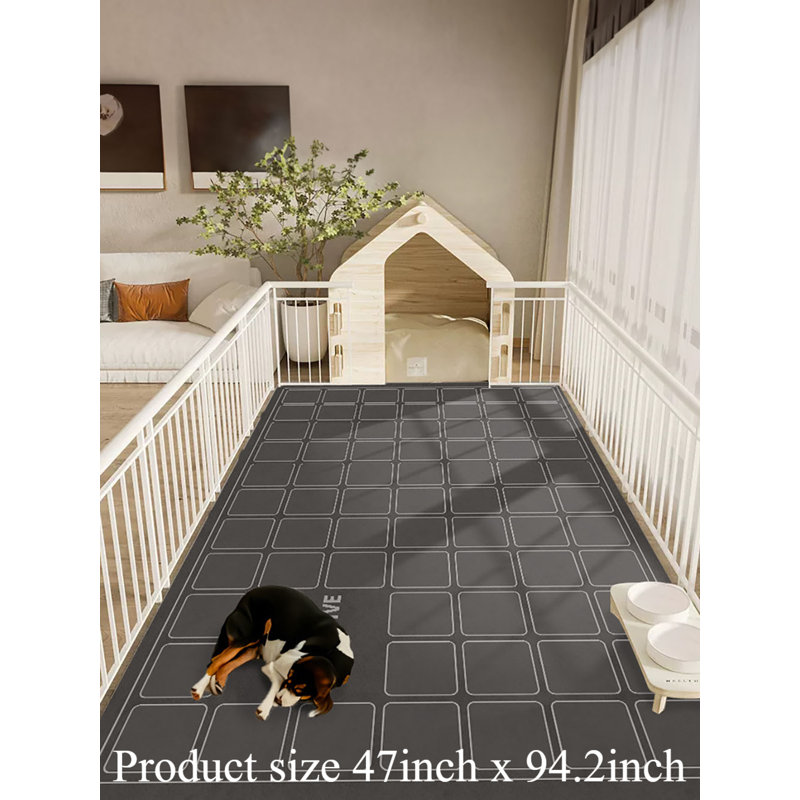 Tapis pour animaux, L 47 po x P 94,20 po x H 0,80 po