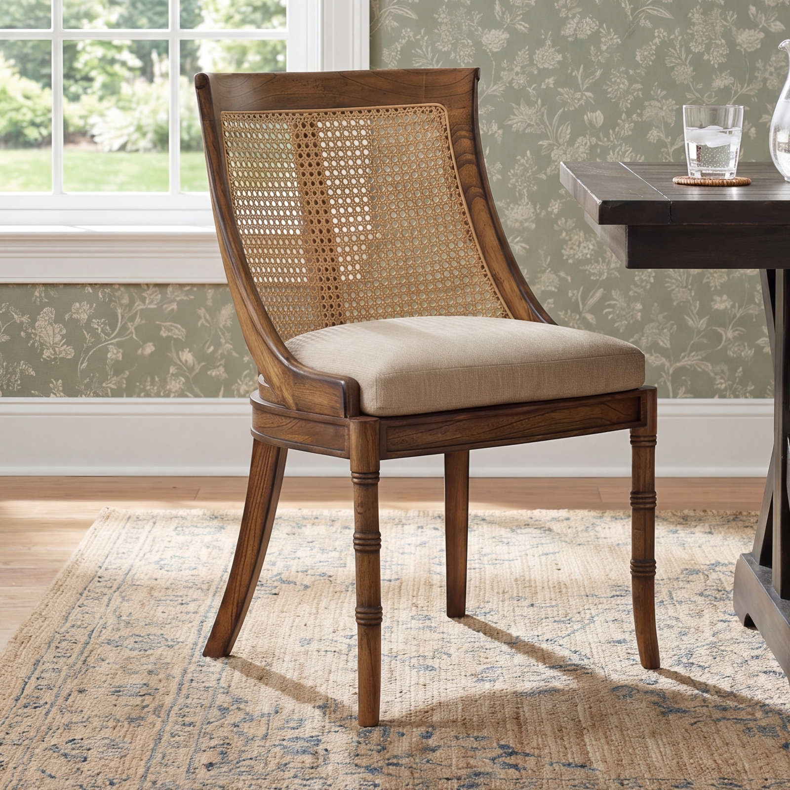Aurielle Mahogany Dining Chair