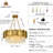Malise 8 - Light Dimmable Tiered Chandelier