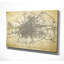 Dublin, croquis de carte - impression sur toile tendue-20748837