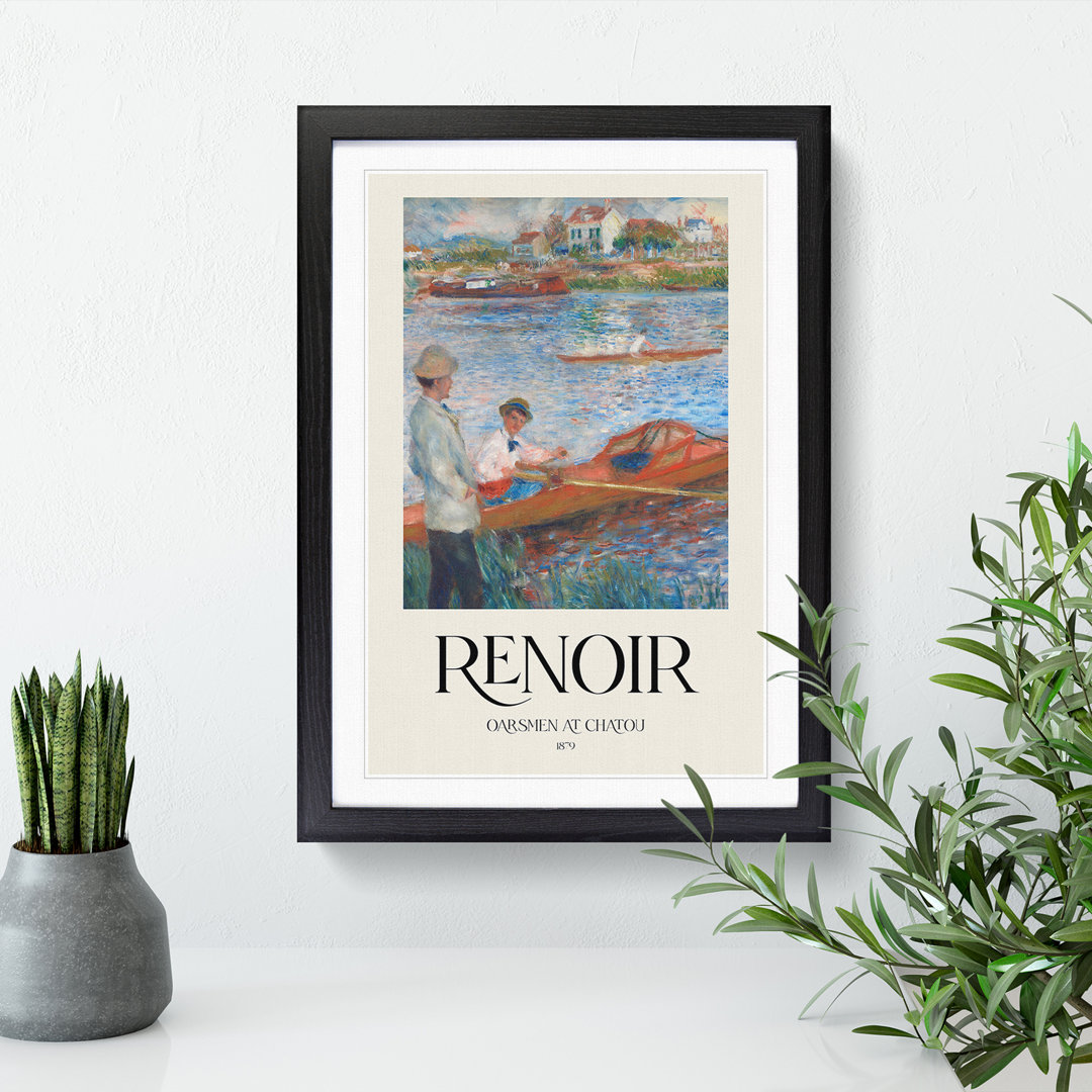 Oarsmen at Chatou by Pierre-Auguste Renoir - Picture Frame Painting